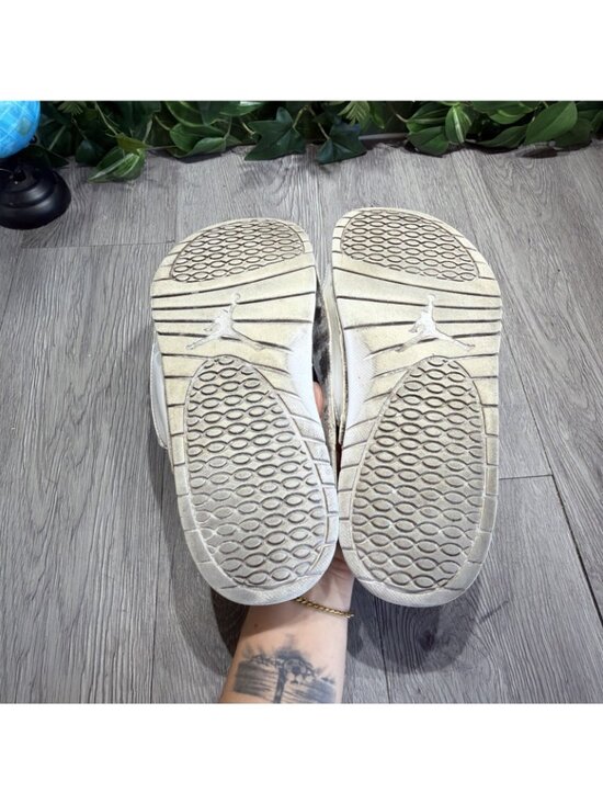 Nike Mens Jordan Hydro Retro XI Slides Sandal Size 11 White Blue NEEDS REPAIR main image 4